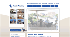 Desktop Screenshot of fewo-amrum-nordsee.de