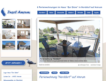 Tablet Screenshot of fewo-amrum-nordsee.de